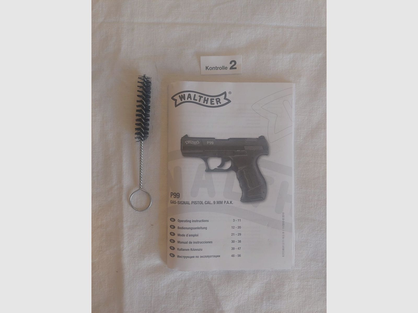 Walther P99 9mm P.A.K + accesorios ( conjunto )