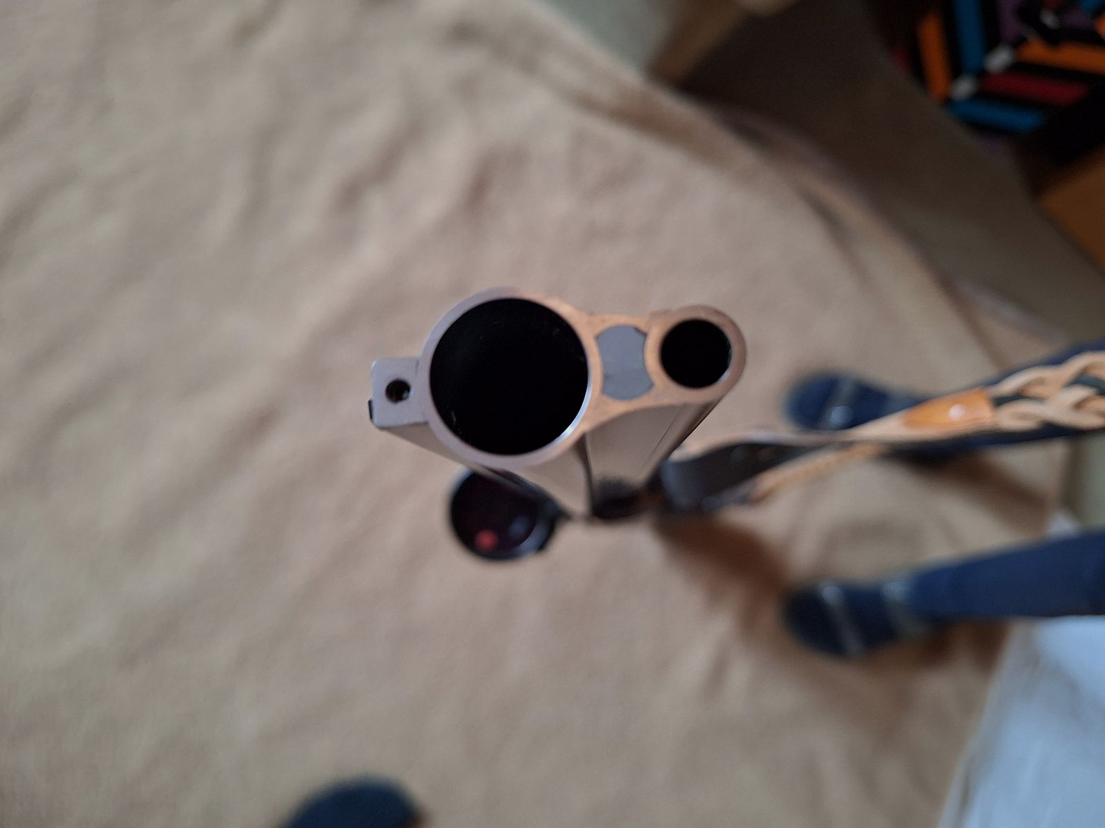 Escopeta combinada de Blaser, modelo BBF 700/88, calibre 12/70 cañón de escopeta, .30-06 cañón de rifle, visor Schmidt & Bender 2,5 - 10x