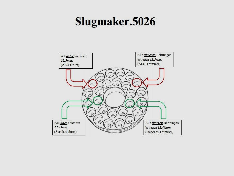 Slugmaker 50.26 | HDR50 | DIY Hotglue Bullets | NEW VERSION 12,45 und 12,5D