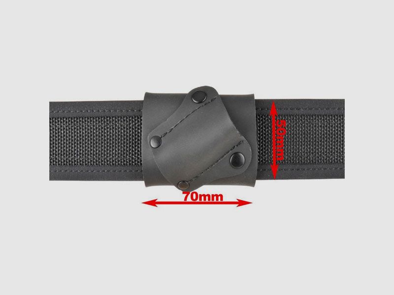 Pfefferspray-Halter für RSG mit Clip, beidseitige Trageweise (schräg), Bild 2 von 6
