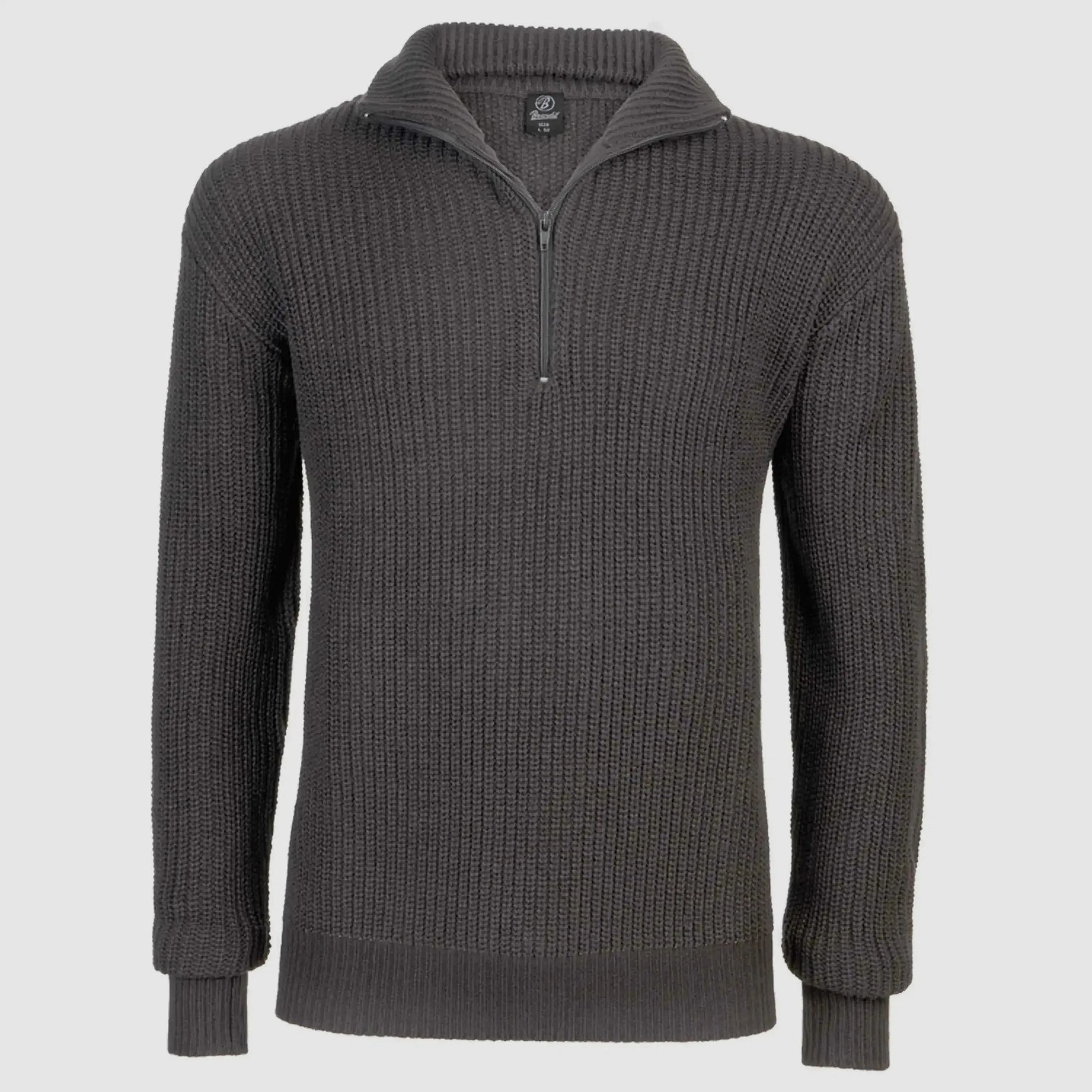 Brandit Brandit Pullover Marine Troyer anthrazit - S Herren