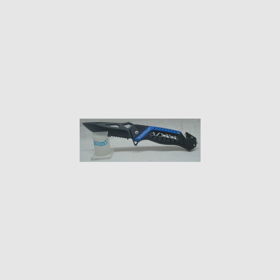 S&W Rescue Taschenmesser - blau/schwarz Klinge:8,5 cm
