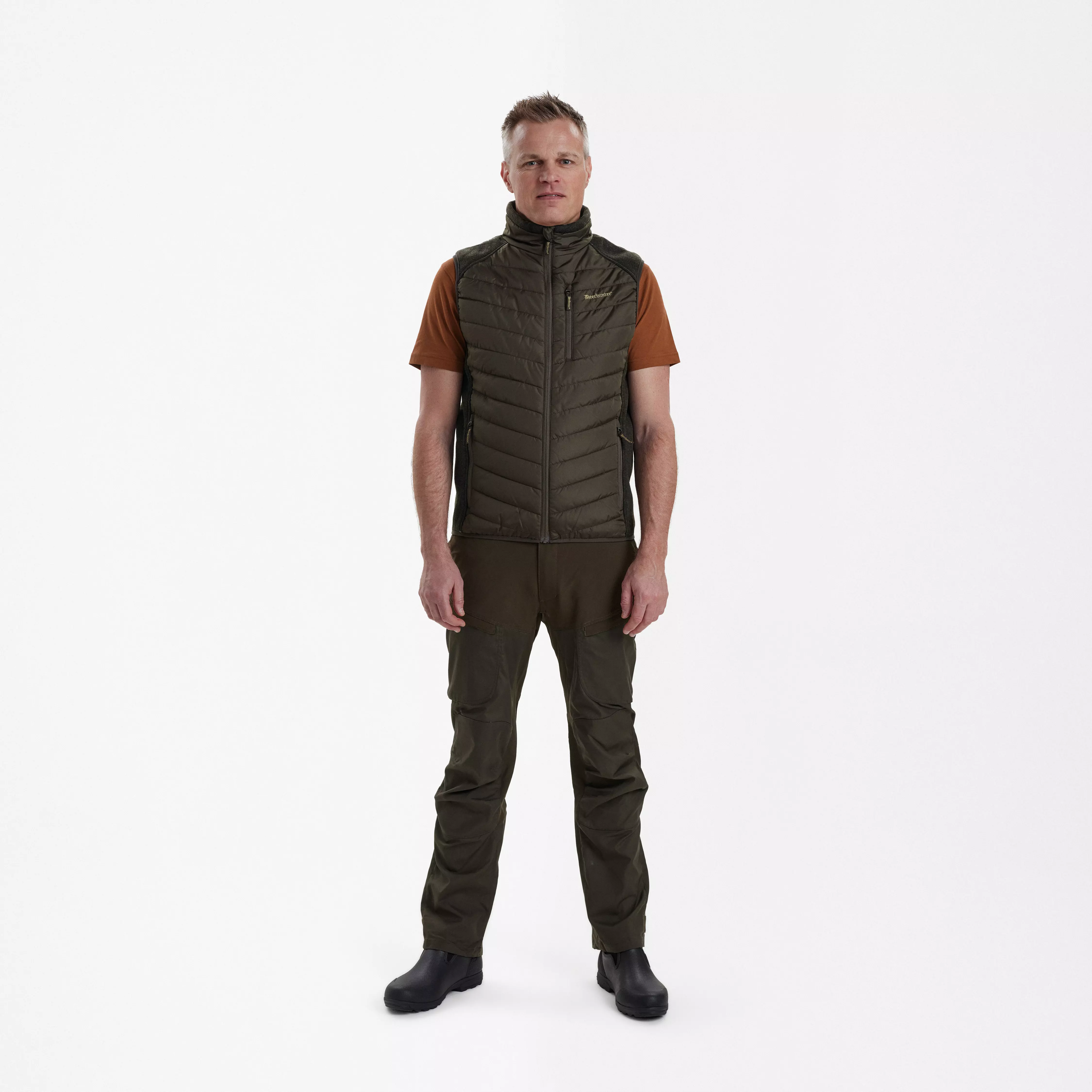 Moor gilet imbottito con maglia - Timber, immagine 3 di 5