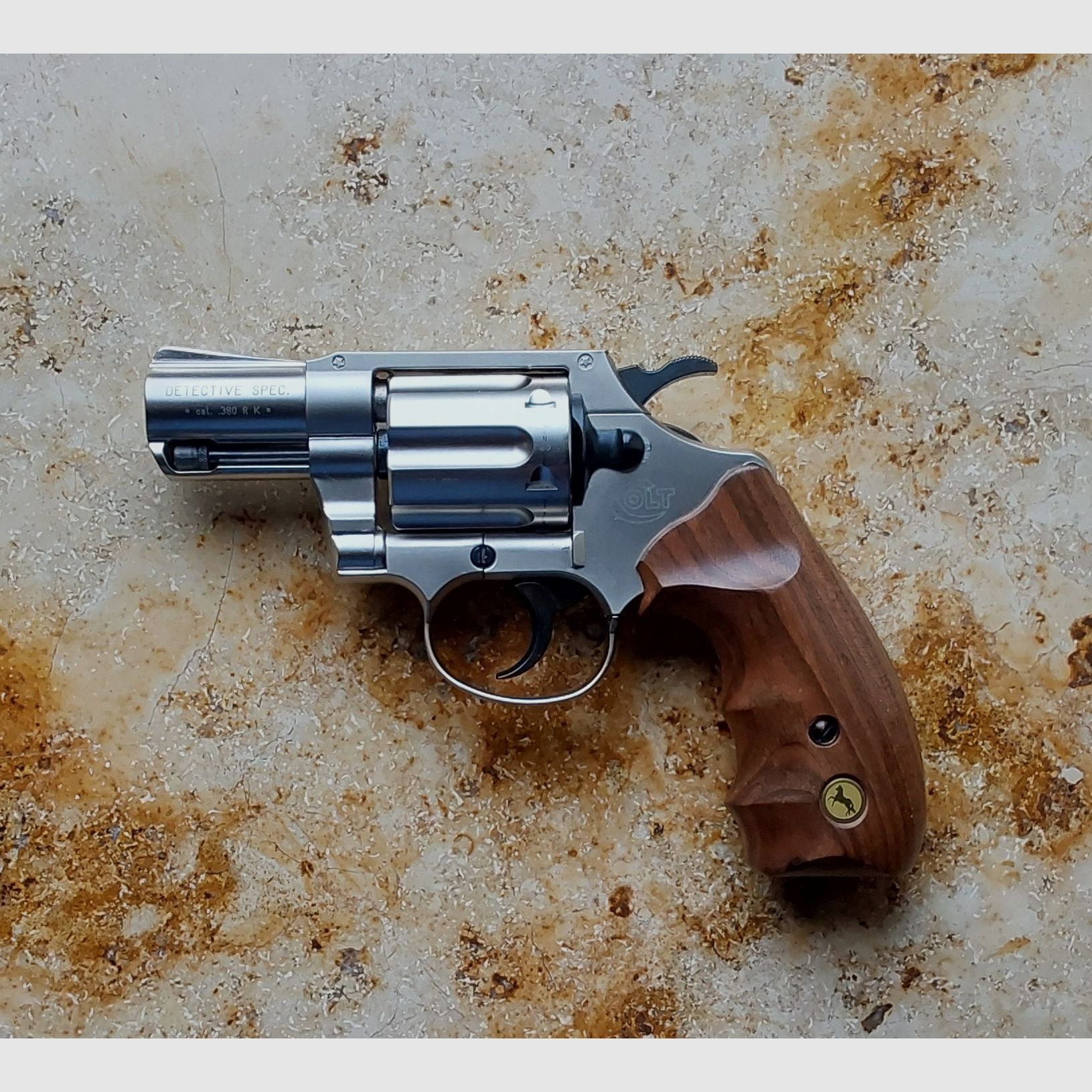 COLT DETECTIVE SPECIAL   NICKEL  9mm R.K    PTB 841