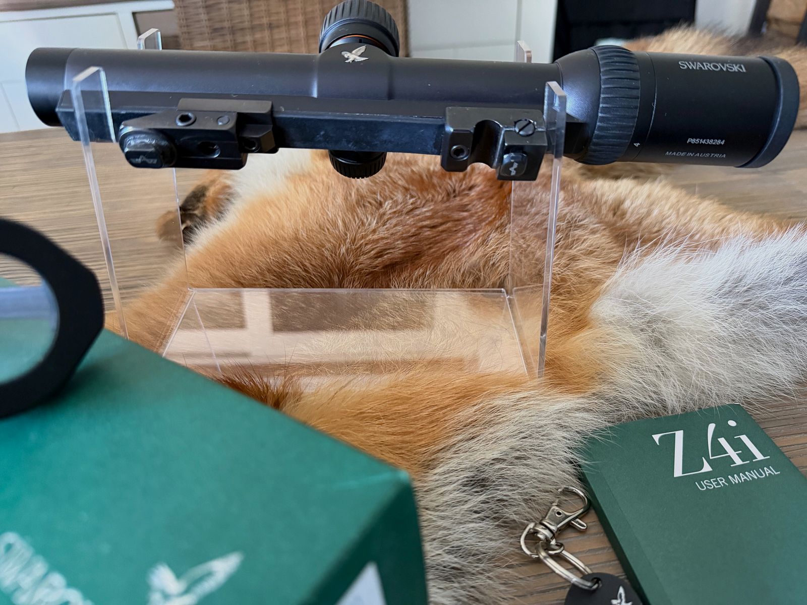 Swarovski Z4i 1.25-4x24 z szyną i montażem obrotowym EAW, zdjęcie 5 z 9