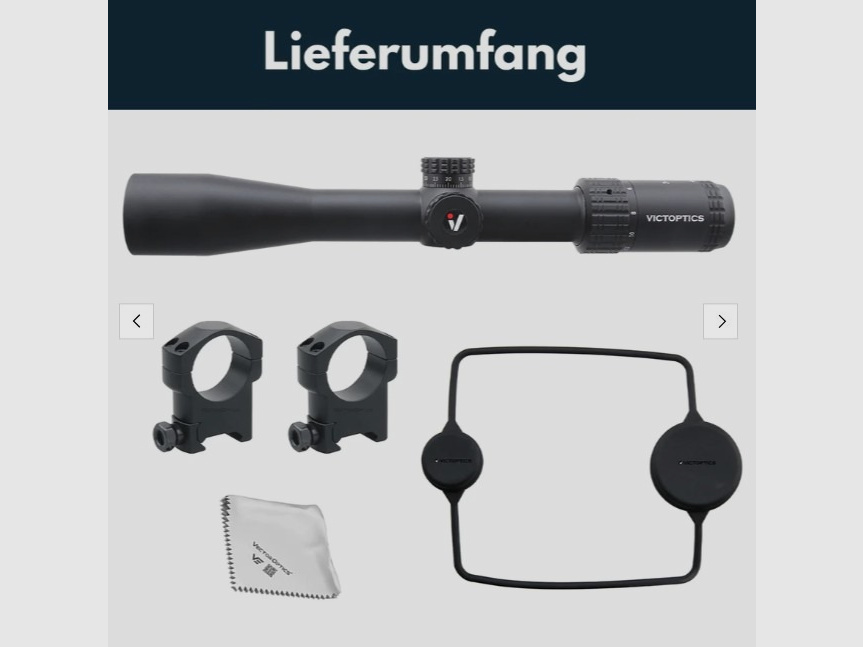 Victoptics OPSL31 S4 Zielfernrohr 3-12x40 - für 21mm Picatinny/Weaver