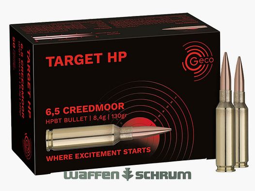 Geco Target HP 8,4g - 130gr 6,5x55SE 50er Pck.