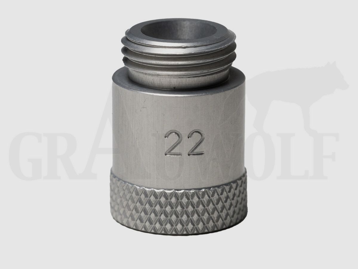 RCBS Matchmaster Pulvertrichter Adapter Kaliber .22 / 5,6 mm