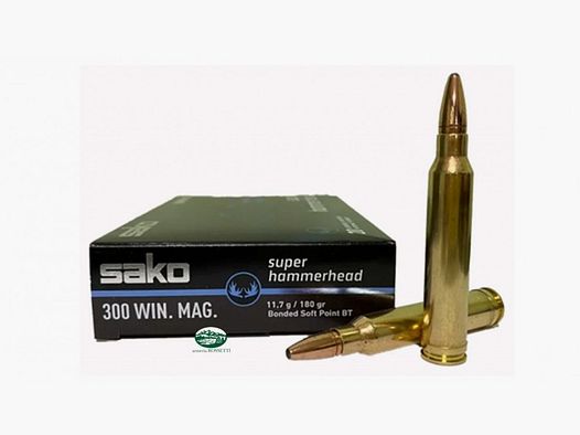 SAKO munizioni cal. 300 win mag SUPER HAMMERHEAD 180 gr. 236A