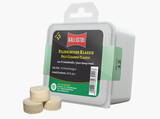 Ballistol Filzreiniger Klassik für Flinten, Kal. 12 GA