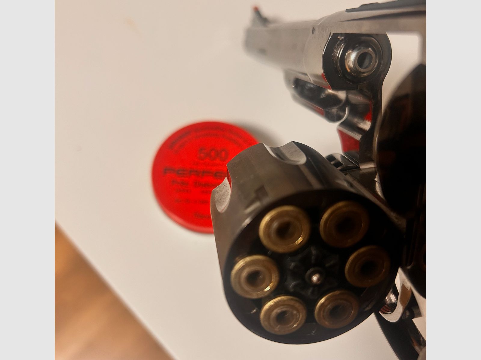 Smith & Wesson M29 CO₂ Revolver (6.5” barrel)// NEW NEW. • Metal: Silver / Stainless steel look