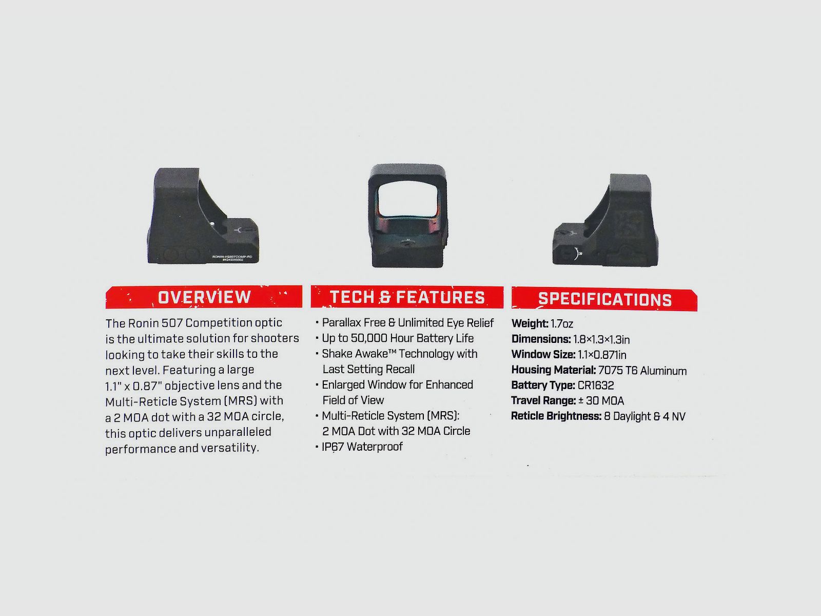 Viseur HOLOSUN Ronin HS507 Comp, image 2 sur 2