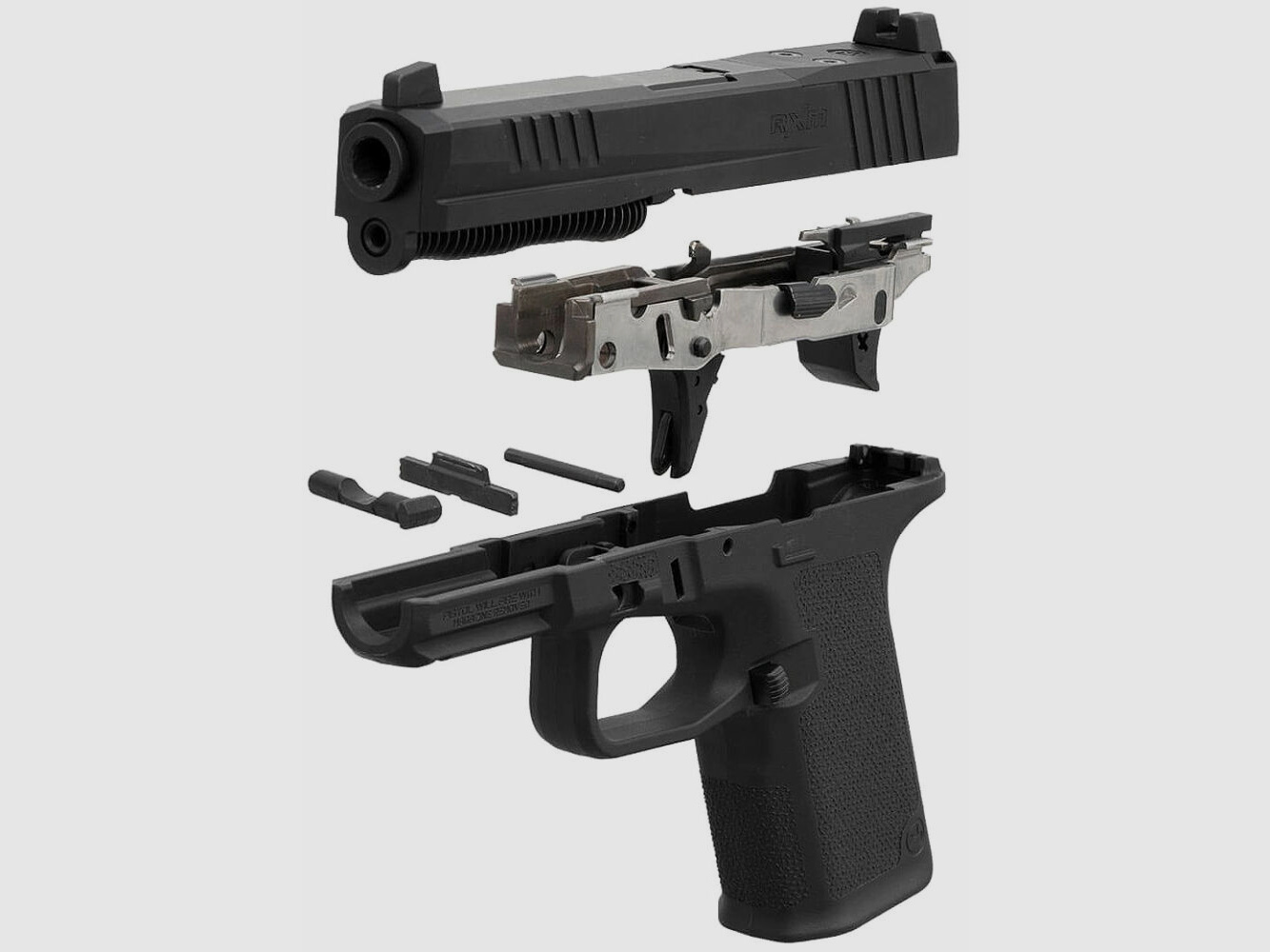 RUGER RXM 4" Magpul, z wymiennym uchwytem