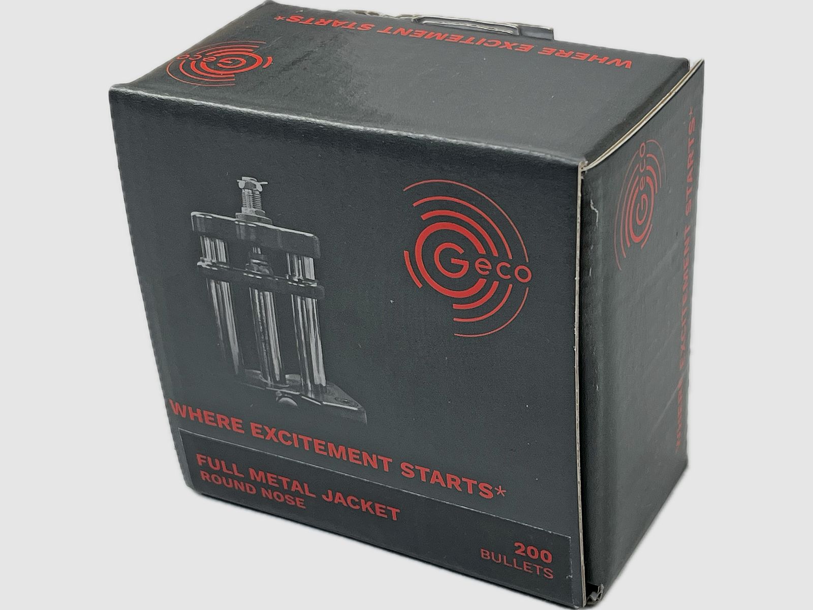 Proyectiles de pleno envoltura Geco 9mm Luger 124grs