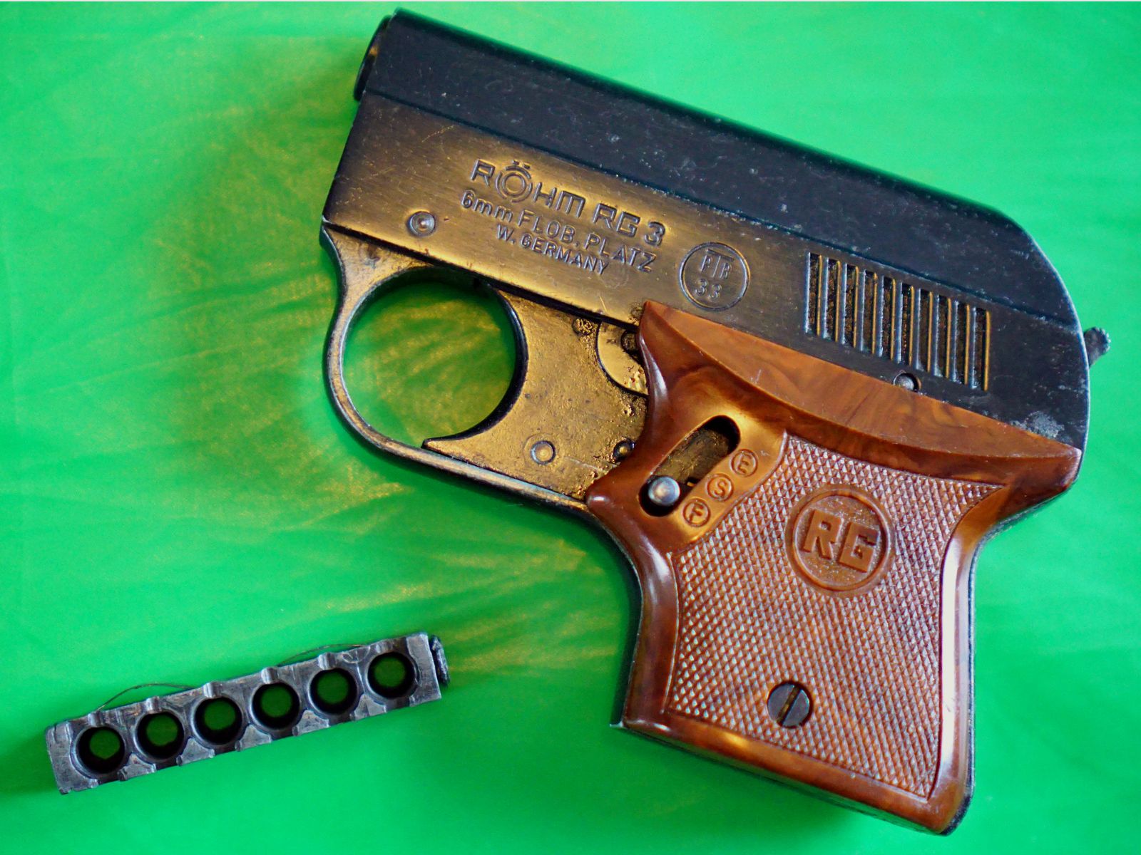 Röhm RG 3 blank firing pistol cal. 6mm Flobert (PTB 33)
