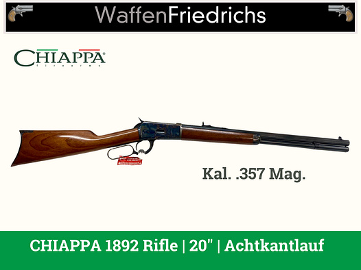 CHIAPPA - 1892 Rifle | UHR Unterhebelrepetierbüchse 20" - WaffenFriedrichs