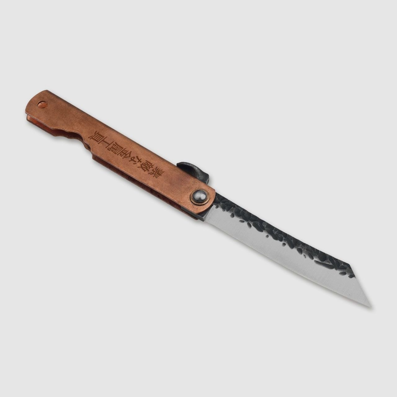 Coltello pieghevole Higonokami Irogane Rame