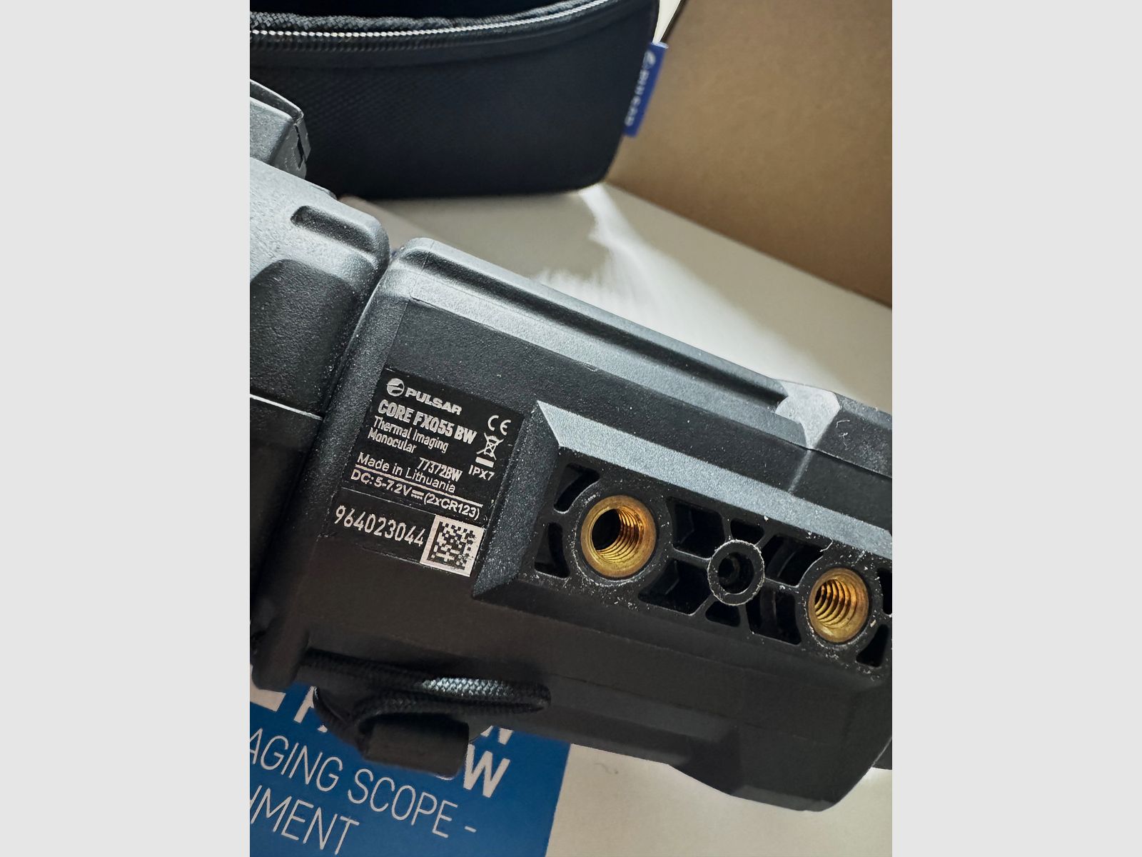 Pulsar core  FXQ55BW Neuwertig inkl 2 Montageadapter und Zubehör 