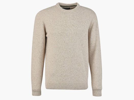 Barbour Pullover Essential Tisbury Crew Dark Sand