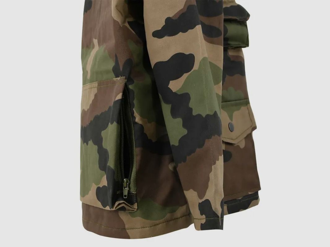 Hunting jacket with zipper cotton polyester camo 6 to 16 years, image 10 of 14