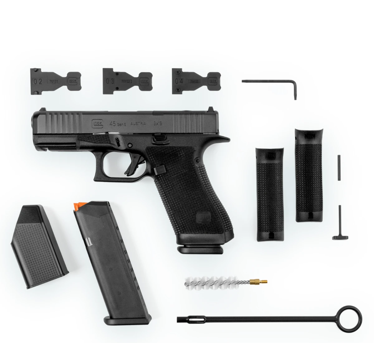 Pistolet GLOCK 17 Gen. 6 OR cal. 9x19mm (76227), image 7 sur 15