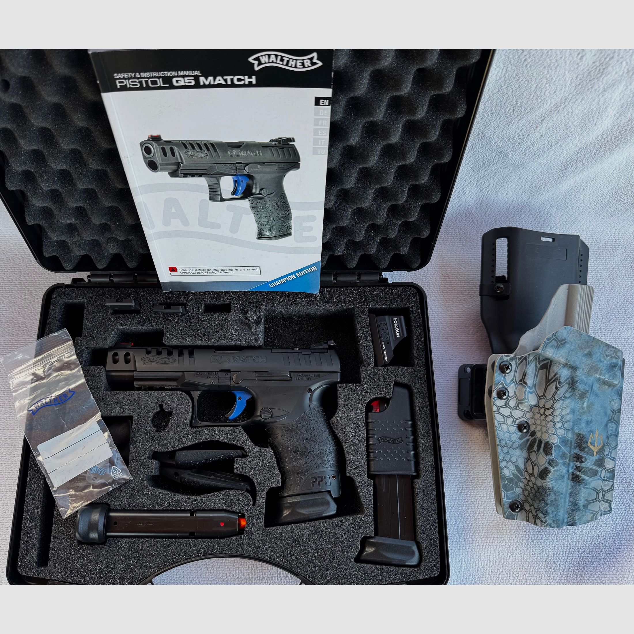 Walther Q5 Match Champion Ed. Komplettpaket für dynamische Disziplinen