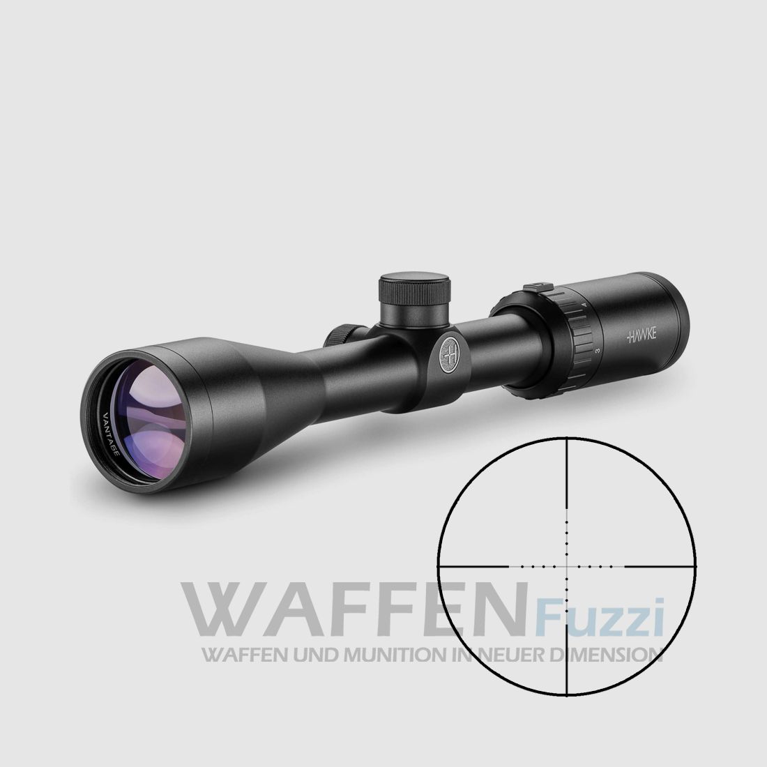 Hawke Vantage 3-9x40 MilDot Schlag und Stoßfestes Zielfernrohr