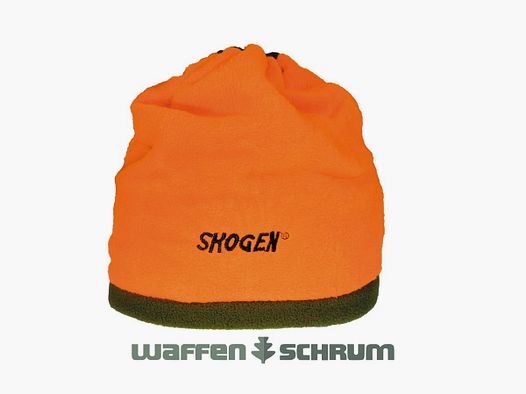 Skogen Wende-Neckwarmer Grün-orange