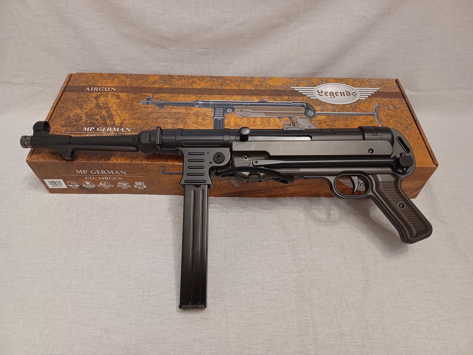 Legends MP 40 / 4,5 mm BB / Blowback / CO2 / Maschinenpistole / OVP (139)