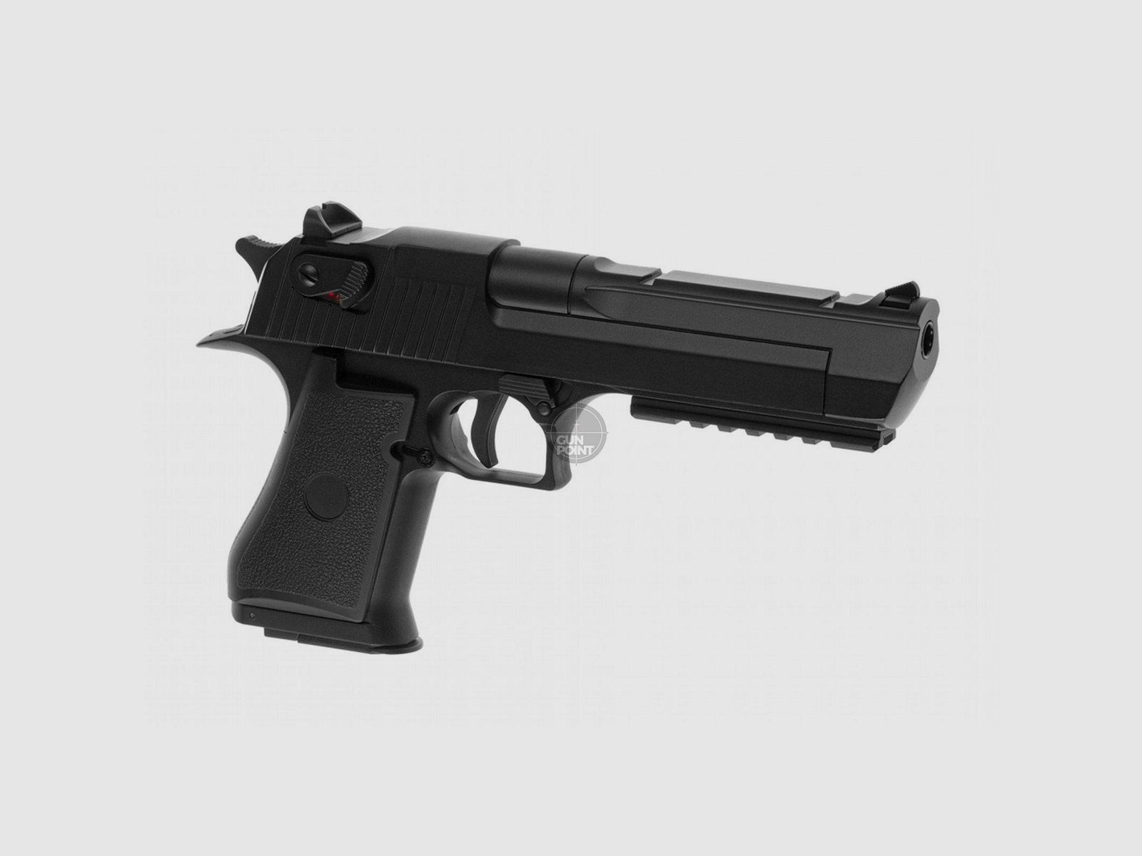Softair pistol Cyma CM121 Airsoft .50 AE AEP Black + Optacs patch including NIMH battery & charger