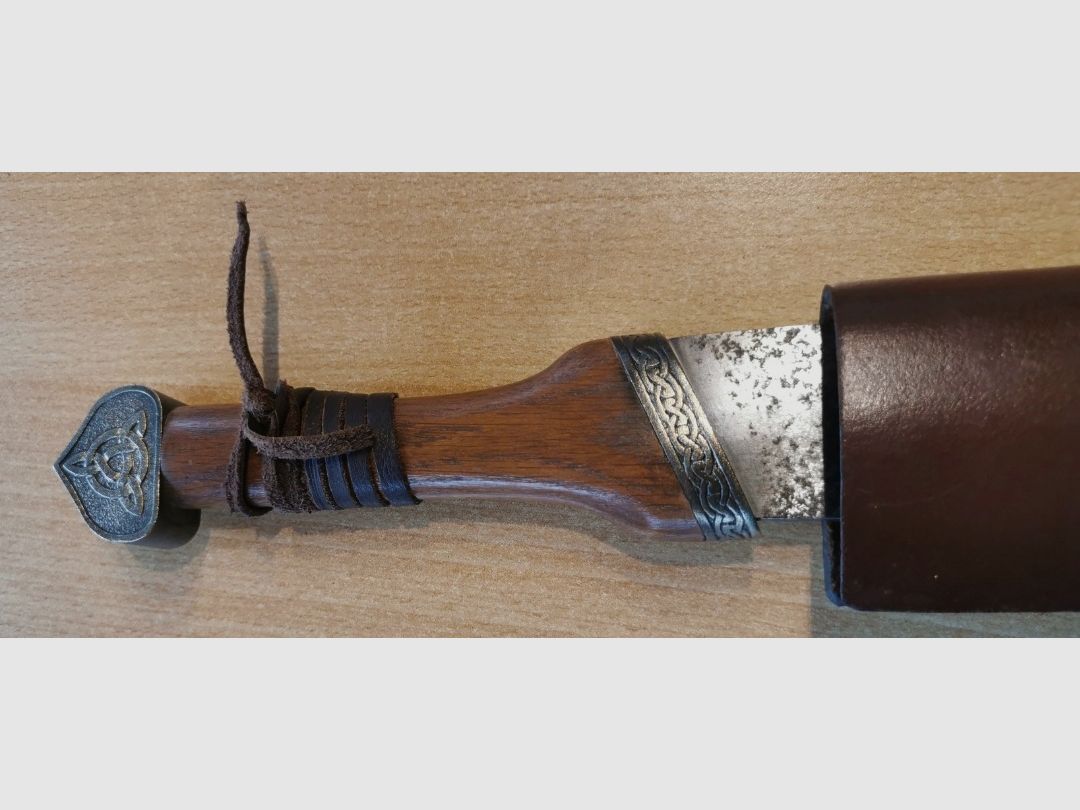 Skramasax/Sächsisches Sax Messer mit Scheide