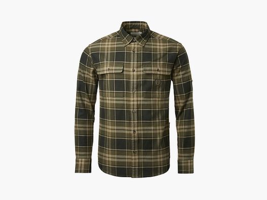 Camicia Flanella Chevalier Heron Uomo Evergreen a Quadri S