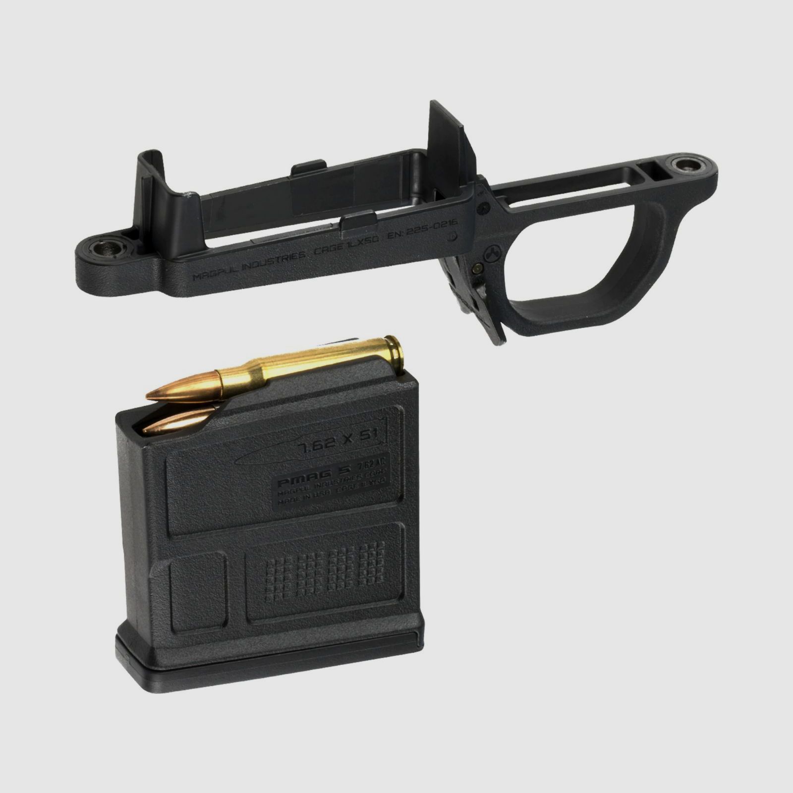 Magpul Bolt Action Magazine Well / Magazine Housing for Hunter 700 Stock 5 Rounds MAG Black S/A 7.62x51 / .308 Win.
