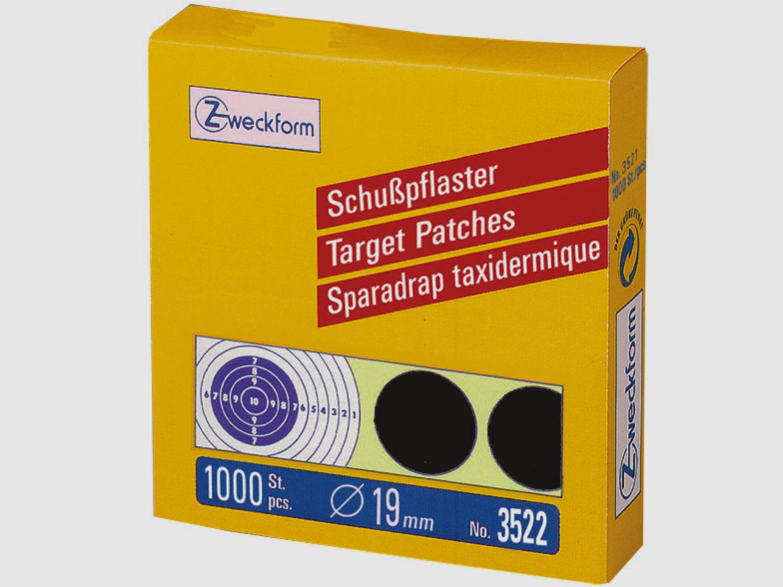 ZWECKFORM 38974000 Schusspflaster schwarz