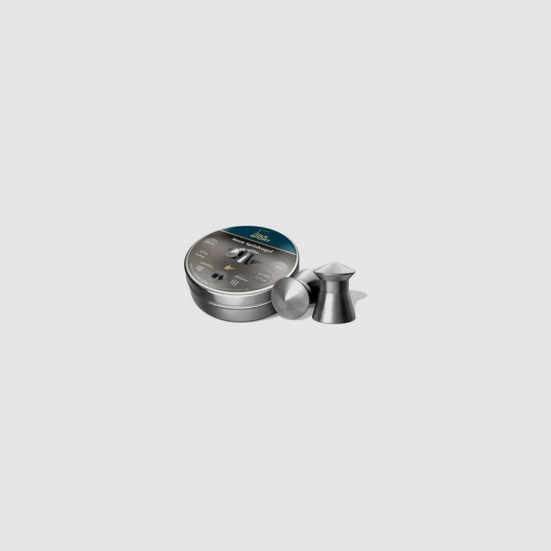 H&N Neue Spitzkugeln Cal. 4,5 mm
