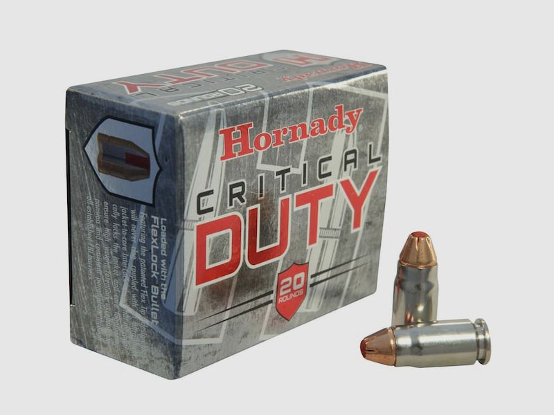 Hornady Critical Duty 9mm Luger 135GR FlexLock 25 Patronen