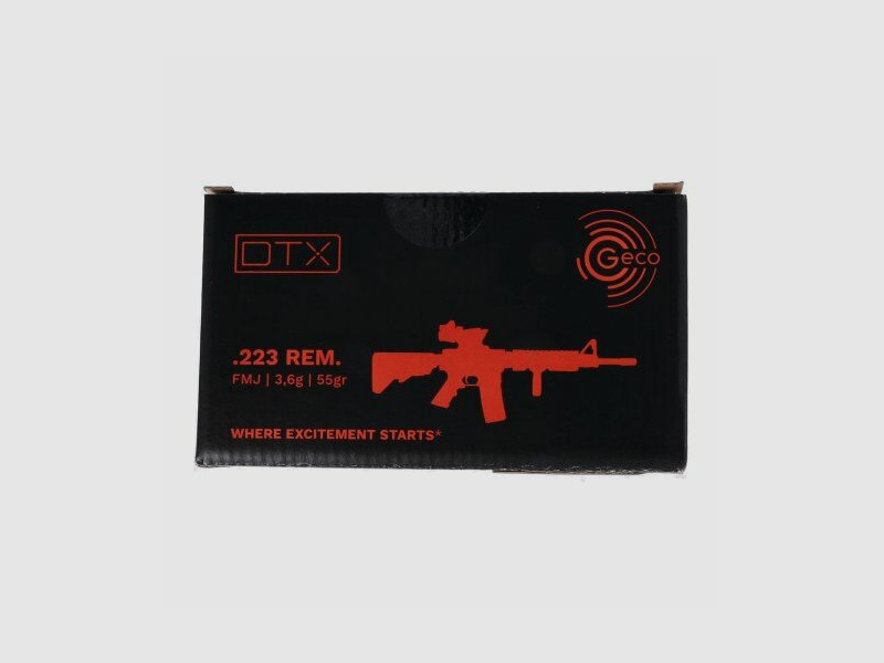 GECO Full Metal Jacket DTX .223Rem 55gr
