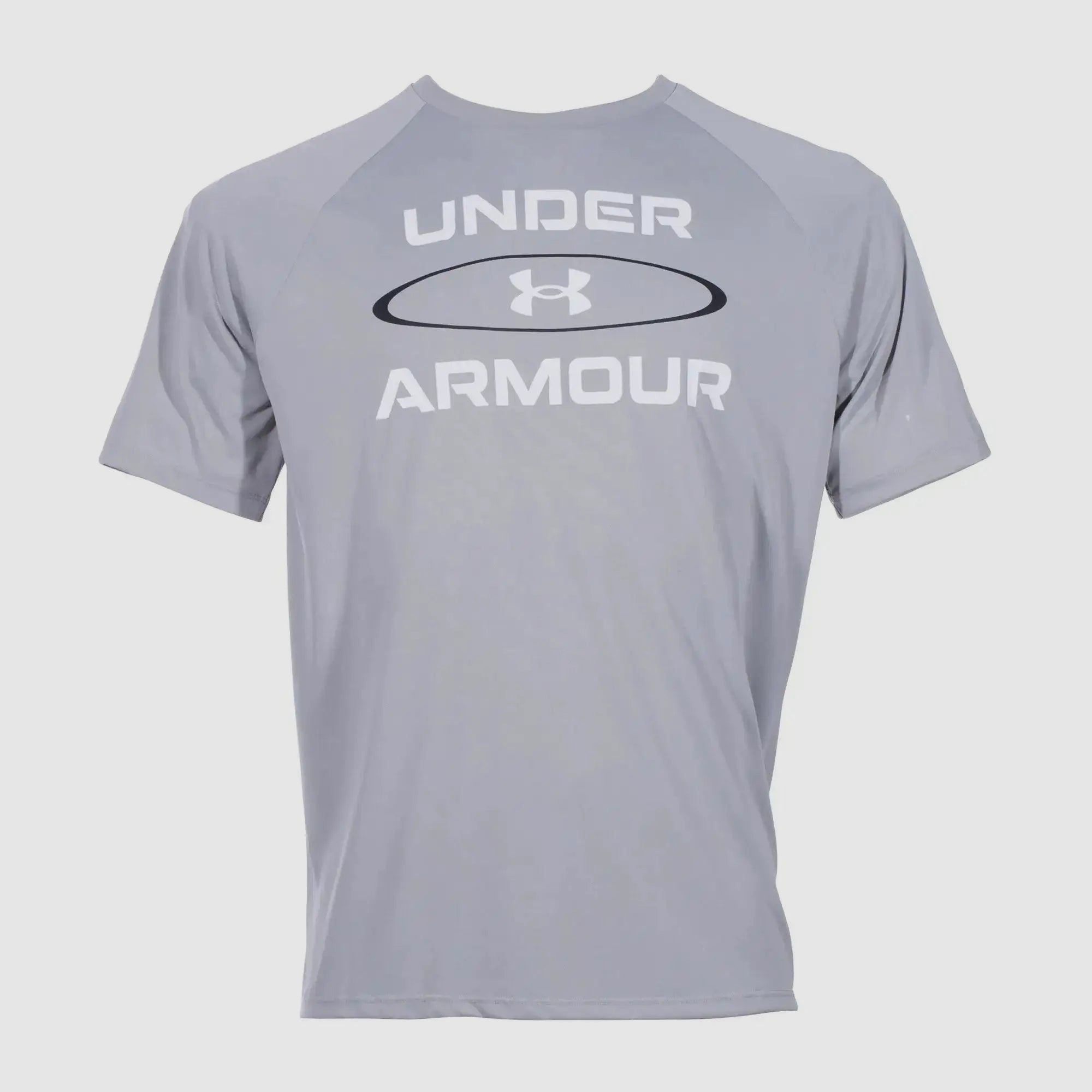 Camiseta Under Armour Tech Wordmark Graphic de Manga Corta - Negro / M Hombre