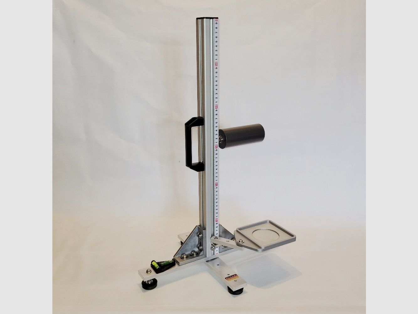 KGF Auflagestativ - Auflageständer Alu X-600-Ultimate klappbar mit Buchenholz-Auflage, Waage, Griff, Maßband + Munitionshalter
