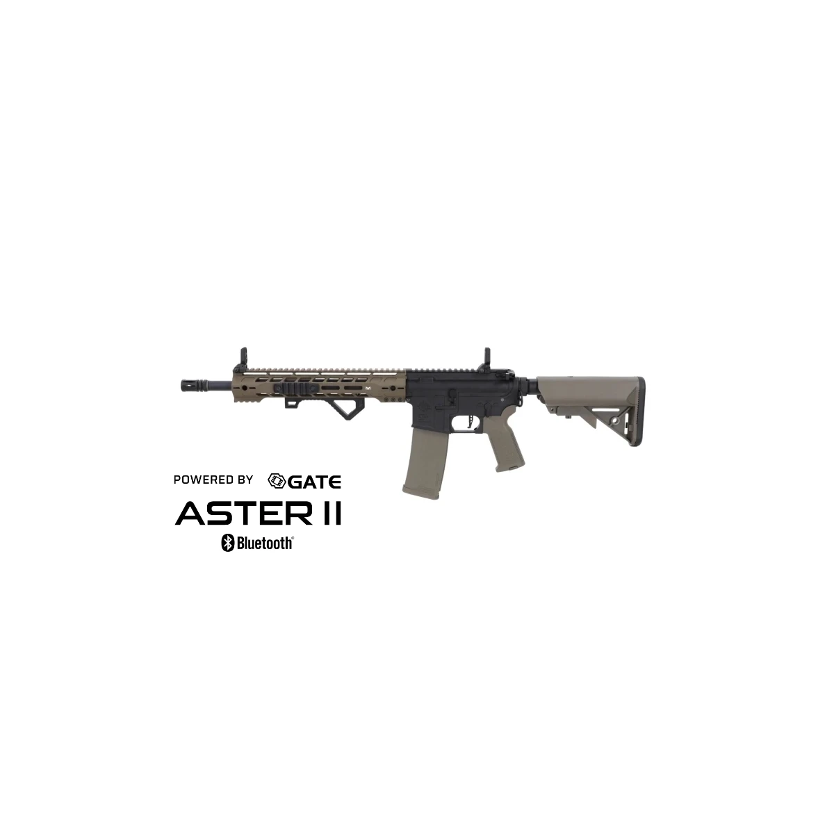 SA M4 Carbine M-LOK (RRA SA-P14 PRIME™ Aster II ETU BLDC™) Softair Gewehr Frei ab 18 – Schwarz/Grün -F-