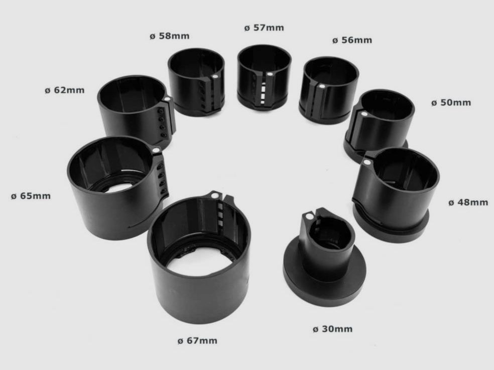 Adaptador múltiple de caza preciso casquillo de sujeción 63,5mm