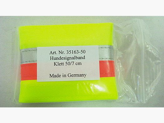 Dog signal band 50 cm - Velcro closure, width: 7 cm