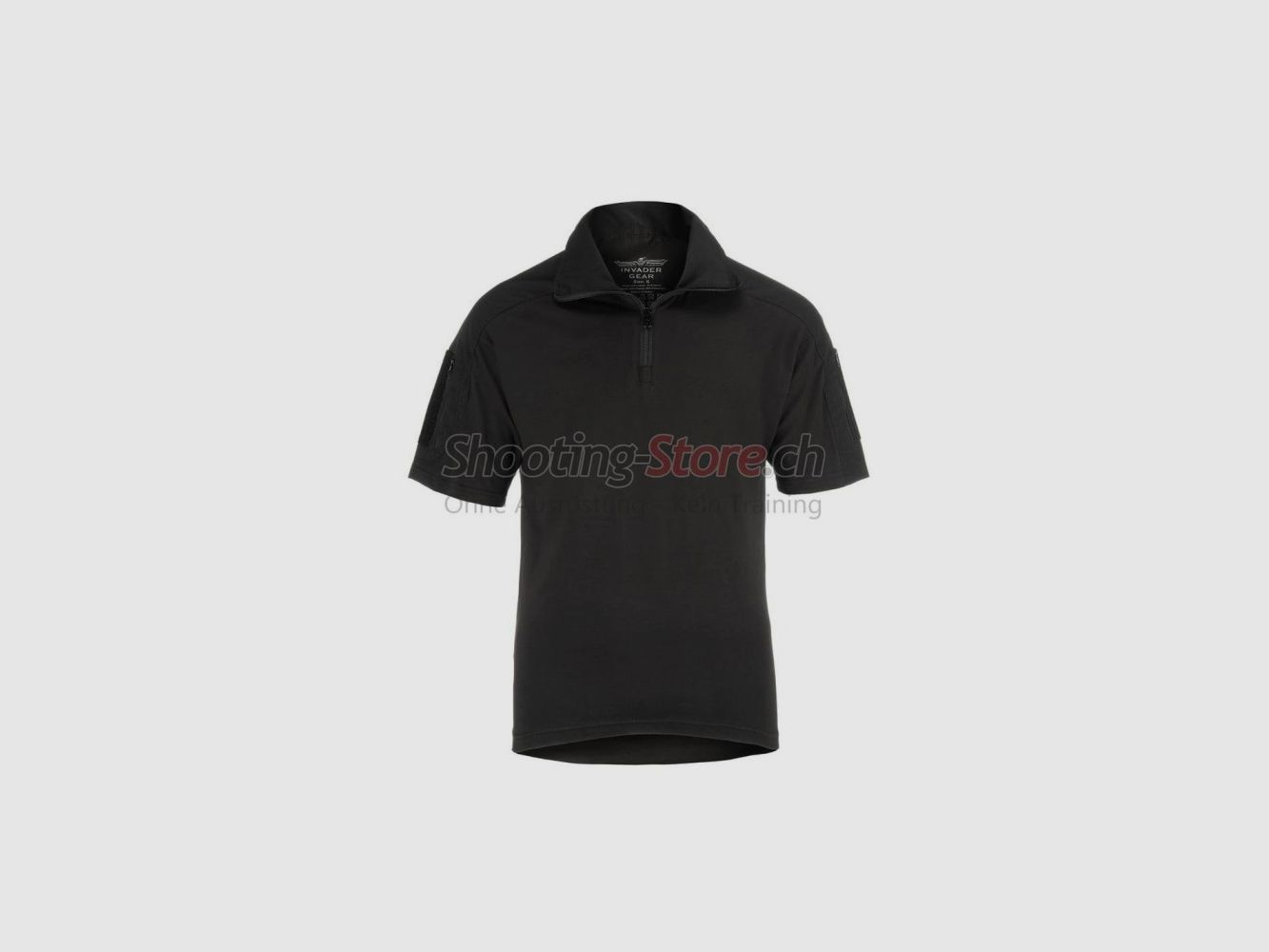 Invader Gear Combat Shirt Short Sleeve Black 2XL