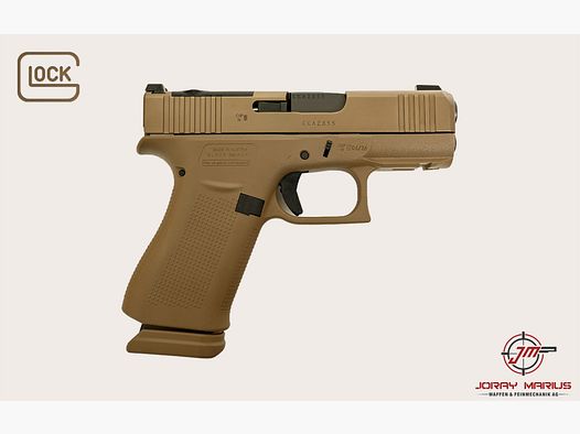 Glock 43X MOS-K 9mm Para Coyote
