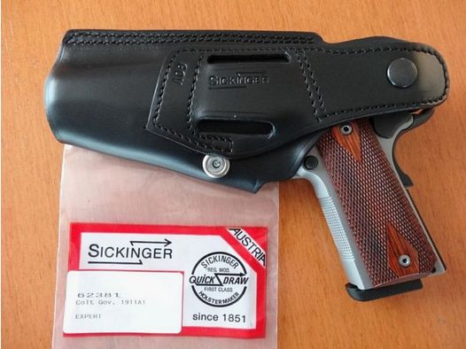 Sickinger Sickinger Holster EXPERT schwarz für SL-Pistole Colt Gov.1911 A1