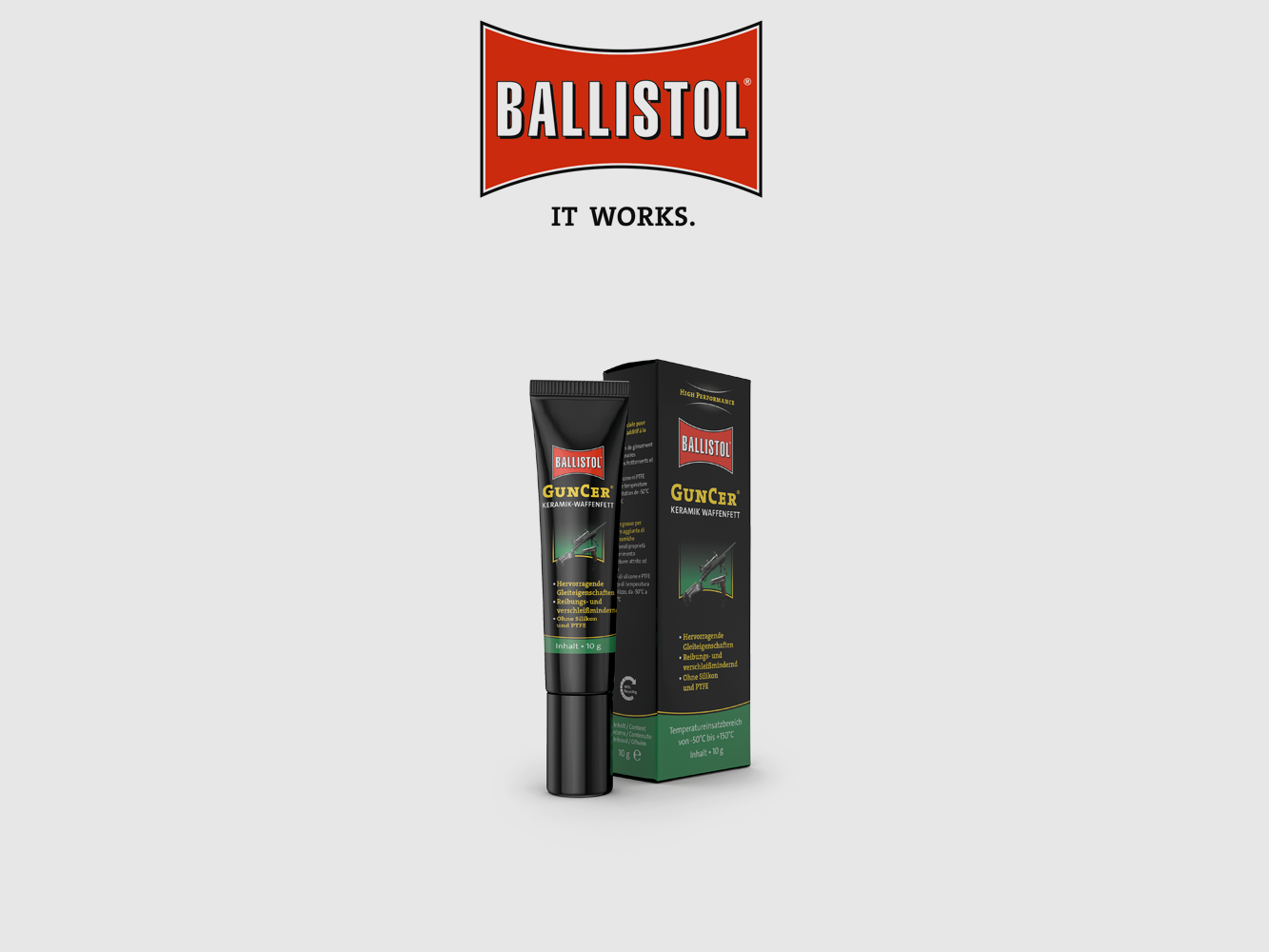 Ballistol GRASA PARA ARMAS GUNCER CERAMIC (TUBO DE 10gr), imagen 3 de 3