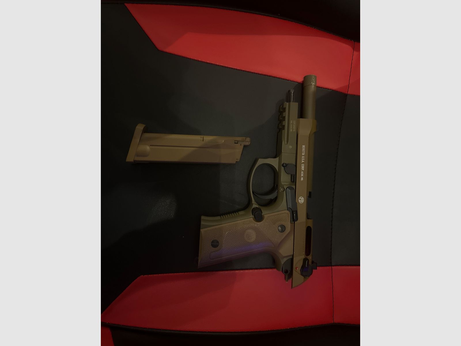 Beretta M9A3 Blowback CO2 Softair Pistole 6 mm, FDE