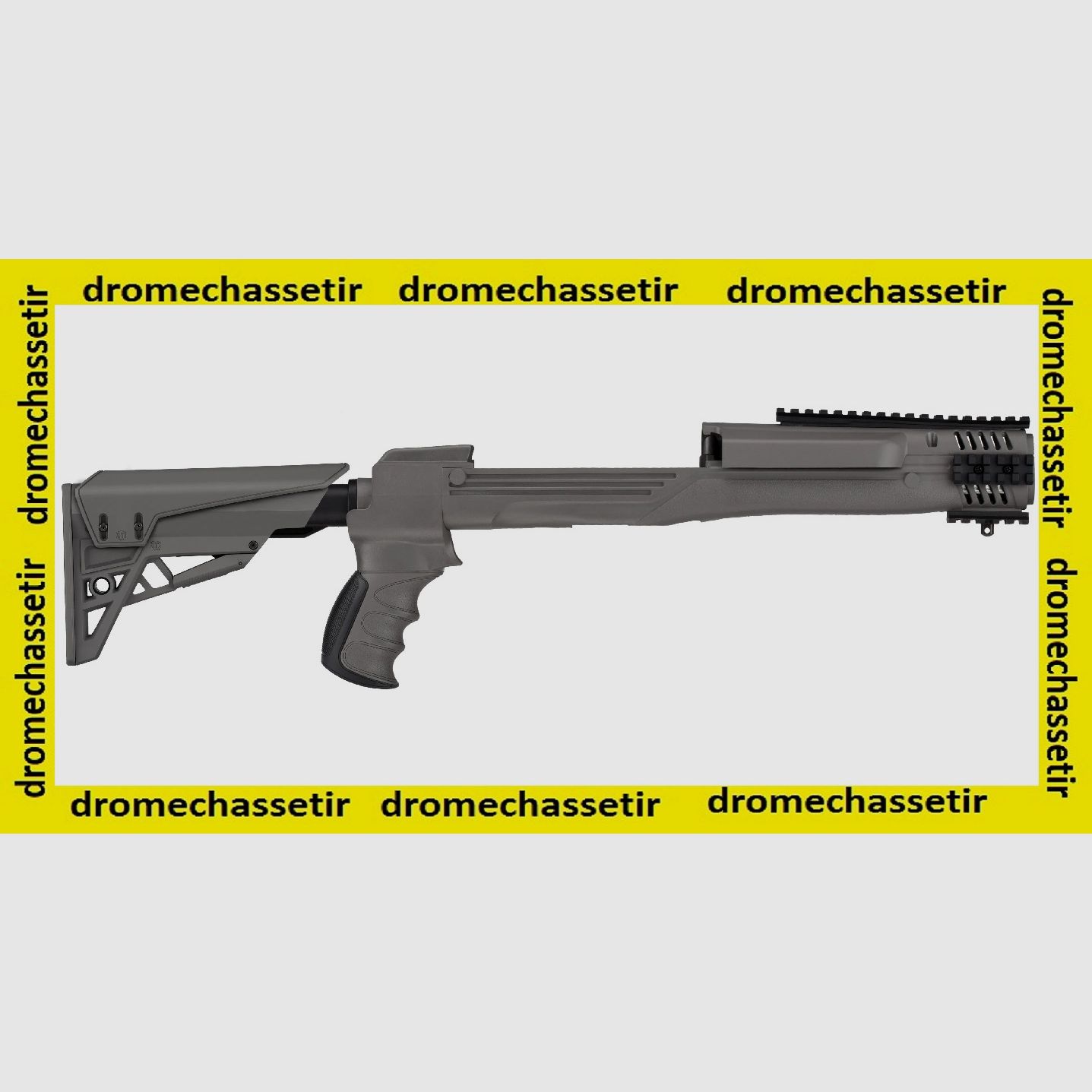 Falt- und teleskopierbarer Schaft, taktisch für Ruger Mini 14 und 30 GRAU, Bild 1 von 2