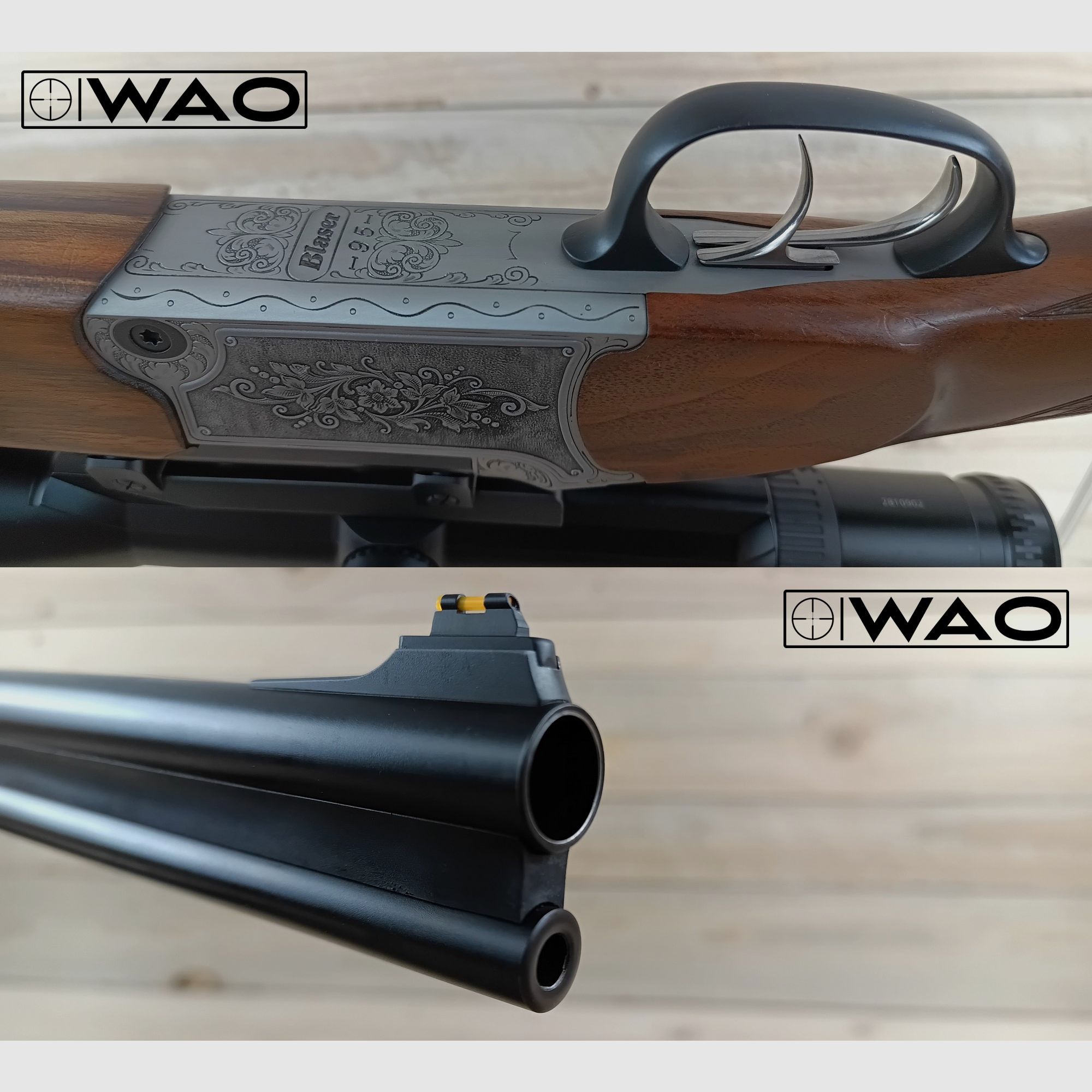 Blaser BBF 95 Prestige, BBF95, Kal. 7x57R; 16/70 *inkl. Zeiss Optik mit Leuchtabsehen*