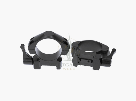 Mounting set steel for Picatinny rail 30 mm, low height